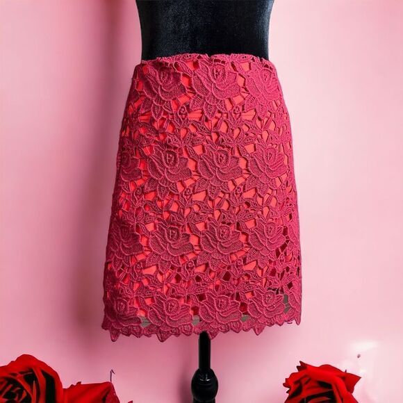 Zara Basic A Line Floral Skirt (Med) - Picture 1 of 6